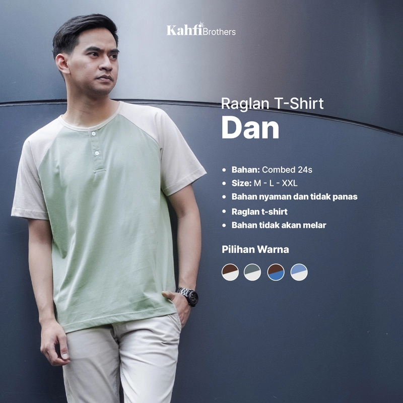 Product image T-shirt Raglan combed - DAN TANGERINE M all variant